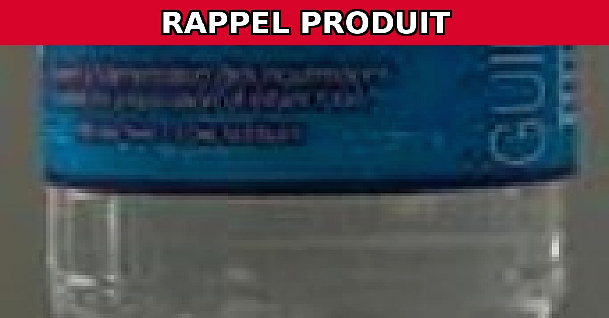 Rappel Urgent : Eau Minérale Naturelle MUNZUR Concernée par un Risque de Sécurité