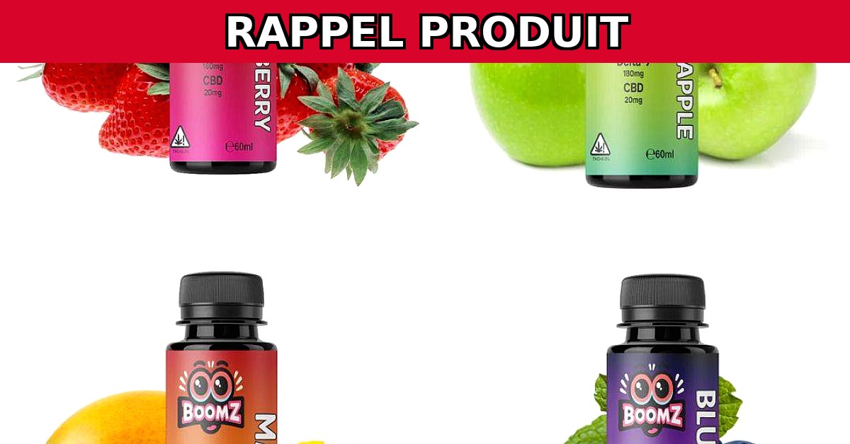 Rappel urgent : Sirop Boomz en raison de risques pour la santé