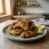 Ailes de poulet marinées au citron et citron vert, grillées à la perfection