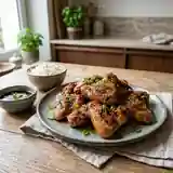 Wings teriyaki au miel et sésame