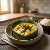 Amok de poisson crémeux au coco