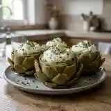 Artichauts Fondants et Chantilly aux Herbes Fraîches