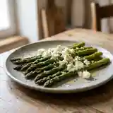 Asperges Vertes Rôties à la Feta Fondante