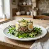 Aspic d'œufs au jambon et estragon : entrée fraîche et gourmande