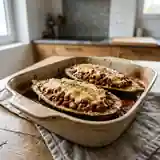Aubergines farcies à la bolognaise savoureuses et faciles