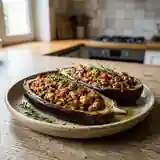 Aubergines Farcies Légères et Savoureuses pour un Repas Équilibré