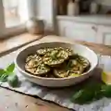 Aubergines citronnées au basilic