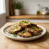 Aubergines frites croustillantes au persil frais