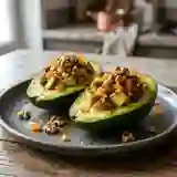 Avocats aux fruits secs et miel