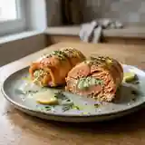 Ballotins de saumon farcis aux herbes fraîches et citron