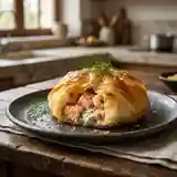 Baluchon gourmand au saumon et crevettes fraîches