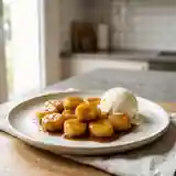 Banane caramélisée au beurre vanillé : dessert rapide et gourmand