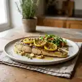 Bar au four au citron : recette simple, rapide et savoureuse