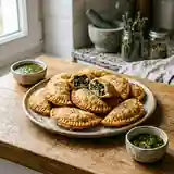Barbajuans aux blettes et chèvre