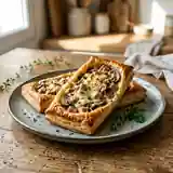 Barquettes gourmandes au jambon et champignons frais