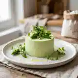 Bavarois d'asperges vertes onctueux et léger