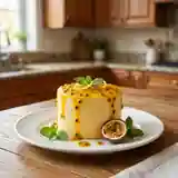 Bavarois Exotique Passion et Nuage de Crème