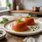 Bavarois frais à la tomate et basilic : recette légère et savoureuse