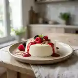 Bavarois léger au fromage blanc : dessert frais et onctueux