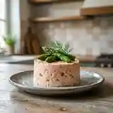 Bavarois onctueux de saumon fumé aux asperges vertes fraîches