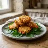 Beignets de carottes dorés et fondants