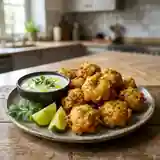 Beignets de crevettes marinées au curry et citron vert : recette facile et savoureuse