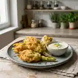 Beignets de fleurs de courgettes croustillants et faciles à préparer