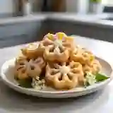 Beignets de fleurs de sureau croustillants
