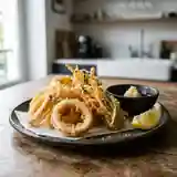 Beignets Tempura de Calamar et Légumes Croquants à la Japonaise