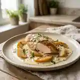 Blanc de poulet à la normande : recette savoureuse et facile