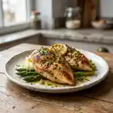 Blancs de poulet aux herbes fraîches et citron, recette facile et savoureuse