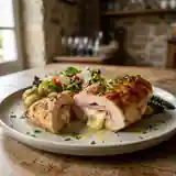 Blancs de poulet farcis au jambon et fromage fondant