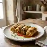 Blettes farcies à la sauce tomate