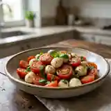 Bocconcini aux tomates fraîches et basilic : recette fraîche et gourmande