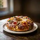 Bolo Rei Portugais Traditionnel : Gâteau des Rois aux Fruits Confits