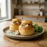 Bouchées à la reine gourmandes au poulet et champignons