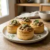 Bouchées à la crème de morilles