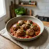 Boulettes de viande légères à la sauce tomate maison