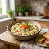 Brandade de chèvre frais à la menthe et saumon fumé : recette gourmande et fraîche