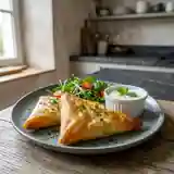 Brick croustillante au fromage de chèvre façon orientale