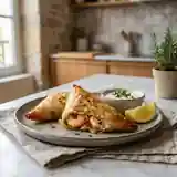 Brick croustillante aux crevettes épicées au piment