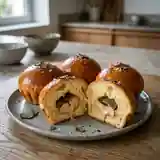 Brioches moelleuses farcies au foie gras et à la truffe : recette gourmande et raffinée