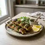 Brochettes d'anguille à l'anglaise savoureuses