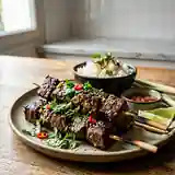 Brochettes de bœuf à la citronnelle savoureuses et parfumées