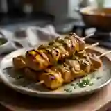 Brochettes de mouton au safran