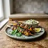 Brochettes de poulet mariné épicé à la coriandre : recette savoureuse et facile