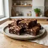 Brownie fondant aux noix croustillantes : recette gourmande et facile