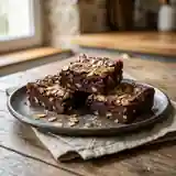 Brownies moelleux au chocolat et amandes, parfumés à la cannelle