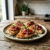 Bruschetta libanaise authentique : recette facile et savoureuse