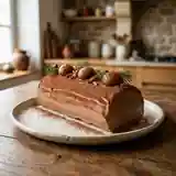 Bûche aux marrons sans cuisson facile et gourmande
